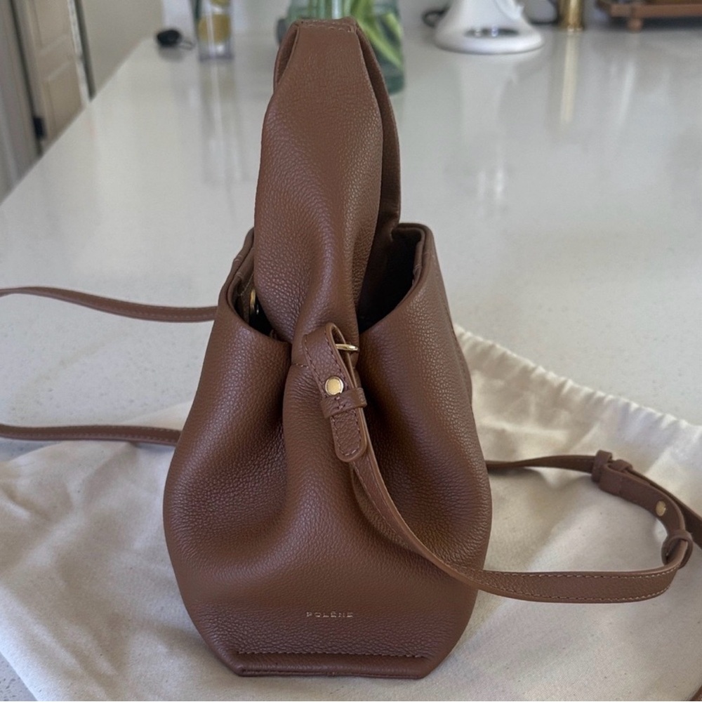 Polene Numero Neuf Mini Textured Camel - Picture 11 of 15